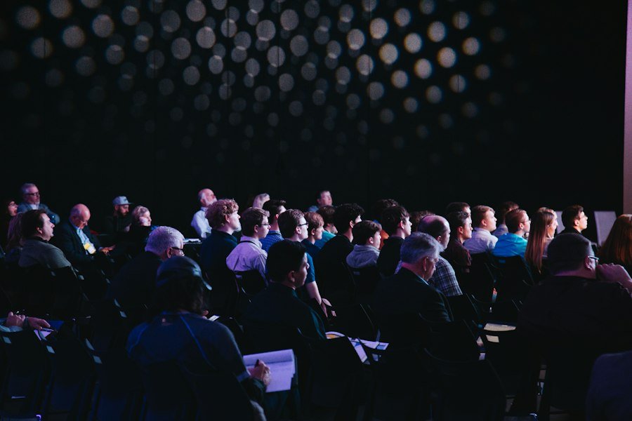 Audience at an executive learning session